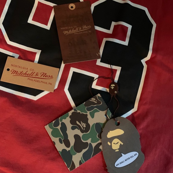 Bape x Mitchell & Ness bulls tee - Picture 4 of 6